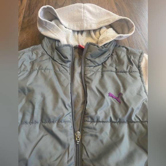 Puma vest sweater zip up jacket puffer - Picture 3 of 5